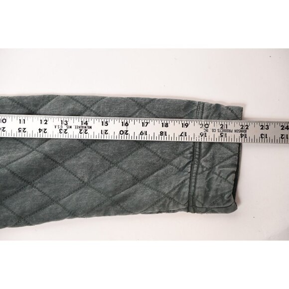 Free People Hunter Evergreen Quilted Barn Comfy Jacket small - Picture 12 of 14